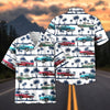 Maxcorners Personalized Car 1950s Classic Car Palm Tree Hawaiian Shirt