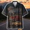 Maxcorners American Chrome Legends Car - Personalized Car Hawaiian Shirt