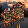Maxcorners Hot Rod Fire Flame Hawaiian Shirt