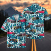 Maxcorners Personalized Plymouth Prowler Car Retro Open Wheel Roadster Tropical Teal Hawaiian Shirt