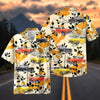 Maxcorners Personalized 1950s Chevy Bel Air Car Autumn Leaf Hawaiian Shirt
