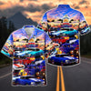 Maxcorners Hot Rod Drive-In Diner Classic Car Collection Hawaiian Shirt