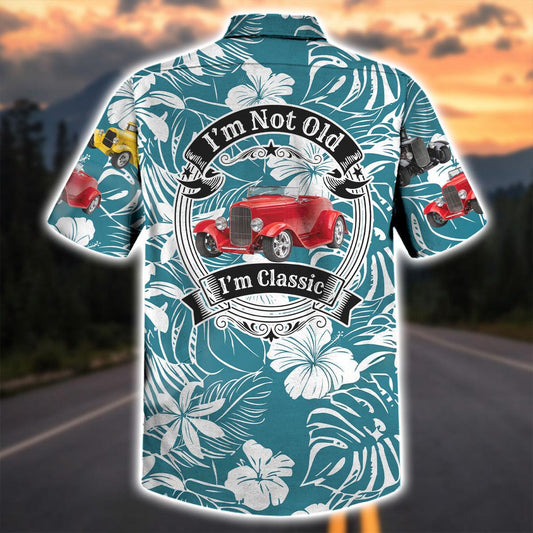 Maxcorners Classic Hot Rod Paradise – Custom Vintage Car Hawaiian Shirt