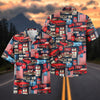 Maxcorners American Classic Car Route 66 Garage Hawaiian Shirt