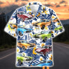 Maxcorners Classic American Muscle Floral Shirt - Custom Car Hawaiian Shirt