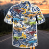 Maxcorners Classic American Muscle Floral Shirt - Custom Car Hawaiian Shirt