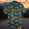 Maxcorners Custom Car 1955 Chevy Bel Air Tropical Palm Hawaiian Shirt