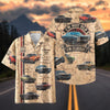 Maxcorners Personalized Classic Chevy Chevelle SS Route 66 All-Over Print Hawaiian Shirt