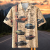 Maxcorners Personalized Classic Chevy Chevelle SS Route 66 All-Over Print Hawaiian Shirt
