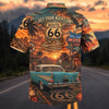 Maxcorners Personalized Route 66 Classic Chevrolet Bel Air Hawaiian Shirt