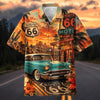Maxcorners Personalized Route 66 Classic Chevrolet Bel Air Hawaiian Shirt