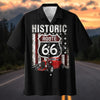 Maxcorners American Legend Route 66 Hot Rod Hawaiian Shirt
