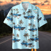 Maxcorners Personalized Car Classic Muscle Car Palm Tree Hawaiian Shirt