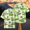 Maxcorners Personalized Car Classic Muscle Car Palm Tree Hawaiian Shirt