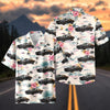 Maxcorners Personalized Car Tropical Black Classic Muscle Car Aloha Shirt