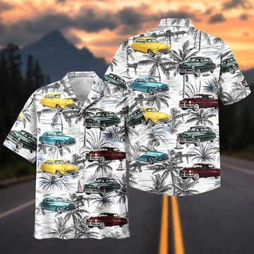 Maxcorners Personalized 1949–1951 Mercury Eight Retro Car Lover Hawaiian Shirt