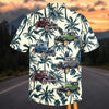 Maxcorners Personalized Car Antique Classic Car Tropical Palm Leaf Hawaiian Shirt