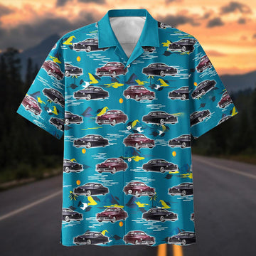 Maxcorners Custom Car Classic Mercury Coupe Tropical Hawaiian Shirt