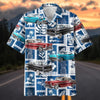 Maxcorners Custom Car Retro Chevy Bel Air Aloha Shirt