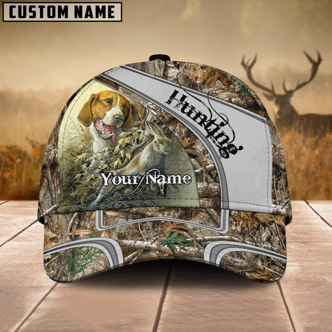 Maxcorners Rabbit Hunting Camo Pattern Personalized 3D Hats