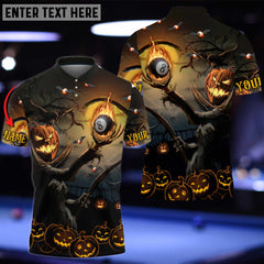 Maxcorners Billiards Halloween Prodigy Kit Personalized Name 3D Shirt