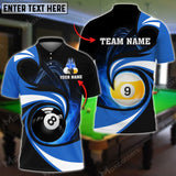 Maxcorners Billiards 8 Ball & 9 Ball Stormeye Personalized Name, Team Name Unisex Shirt ( 6 Colors )