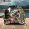 Maxcorners Personalized Premium Loralle Fishing Under God 3D Cap ( Large Mouth Bass, Walleye, Stripped Bass, Trout Fish, Catfish, Crappie, Salmon, Pike )