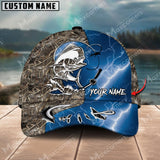 Maxcorners Mahi Mahi Fishing Personalized Name All Over Printed Classic Cap