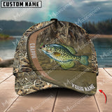 Maxcorners Personalized Grass Nature Fishing 3D Cap ( Large Mouth Bass, Walleye, Stripped Bass, Trout Fish, Catfish, Crappie, Salmon, Pike )