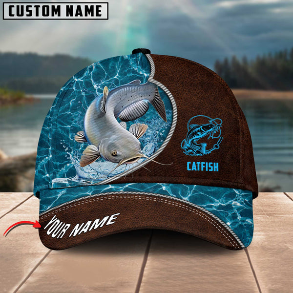 Maxcorners Personalized Epic Shudore Fashion Fishing 3D Cap ( Large Mouth Bass, Walleye, Stripped Bass, Trout Fish, Catfish, Crappie, Salmon, Pike )