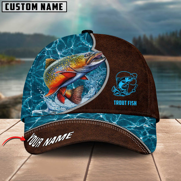 Maxcorners Personalized Epic Shudore Fashion Fishing 3D Cap ( Large Mouth Bass, Walleye, Stripped Bass, Trout Fish, Catfish, Crappie, Salmon, Pike )