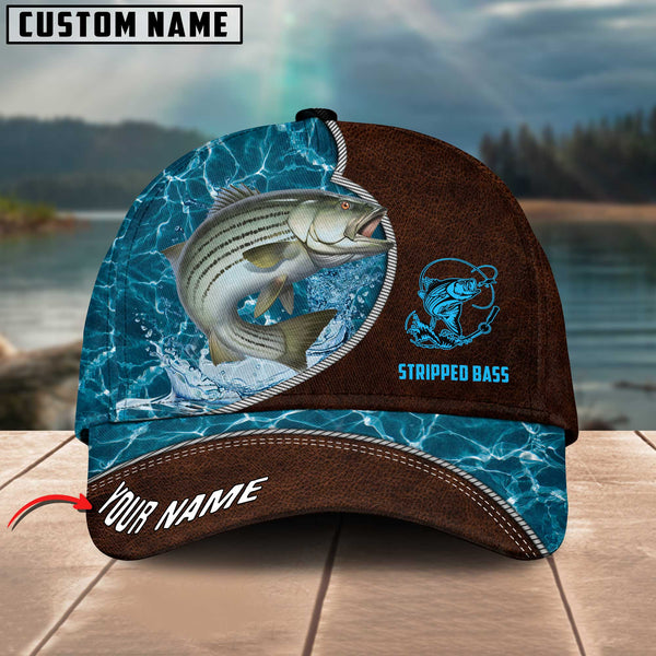 Maxcorners Personalized Epic Shudore Fashion Fishing 3D Cap ( Large Mouth Bass, Walleye, Stripped Bass, Trout Fish, Catfish, Crappie, Salmon, Pike )