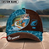 Maxcorners Personalized Epic Shudore Fashion Fishing 3D Cap ( Large Mouth Bass, Walleye, Stripped Bass, Trout Fish, Catfish, Crappie, Salmon, Pike )