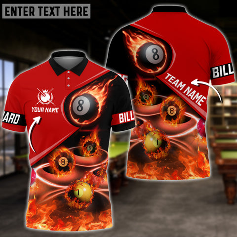 Maxcorners Billiards Mastermind Personalized Name 3D Shirt