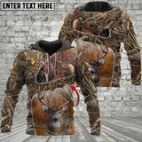 Maxcorners Custom Name Elk Hunting Camo 3D All Over Printed Clothes