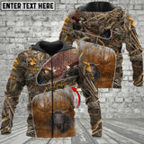 Maxcorners Custom Name Moose Hunting Camo 3D All Over Printed Clothes