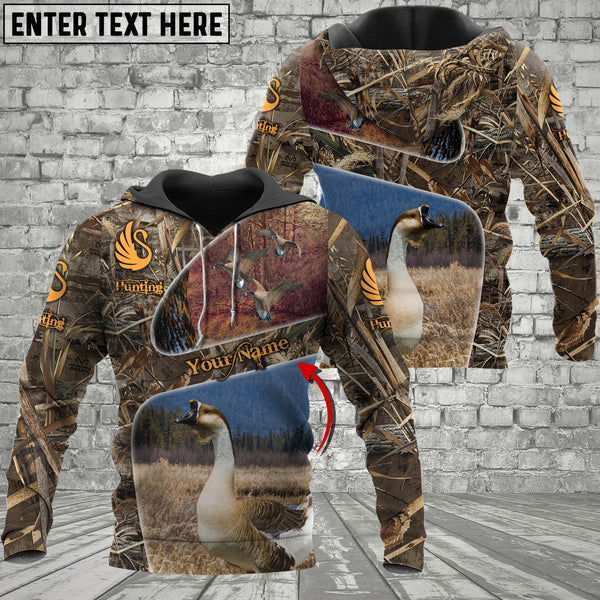 Maxcorners Custom Name Goose Hunting Camo 3D All Over Printed Clothes