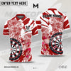 Maxcorners Darts Ancient Eagle Multicolor Option Customized Name 3D Shirt