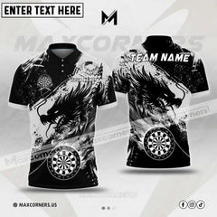 Maxcorners Darts Legend Of The Dragon God Multicolor Option Customized Name 3D Shirt