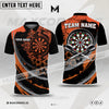 Maxcorners Darts Black Flames Of Hell Multicolor Option Customized Name 3D Shirt