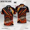 Maxcorners Darts Laser Fire Multicolor Option Customized Name 3D Shirt