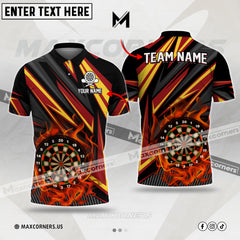 Maxcorners Darts Laser Fire Multicolor Option Customized Name 3D Shirt
