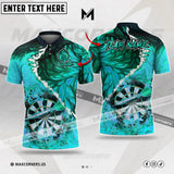 Maxcorners Darts Volcanic Lava Multicolor Option Customized Name 3D Shirt