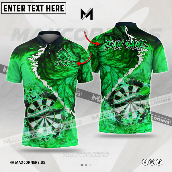 Maxcorners Darts Volcanic Lava Multicolor Option Customized Name 3D Shirt