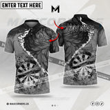 Maxcorners Darts Volcanic Lava Multicolor Option Customized Name 3D Shirt