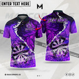 Maxcorners Darts Volcanic Lava Multicolor Option Customized Name 3D Shirt