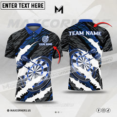 Maxcorners Darts Scratching Multicolor Option Customized Name 3D Shirt