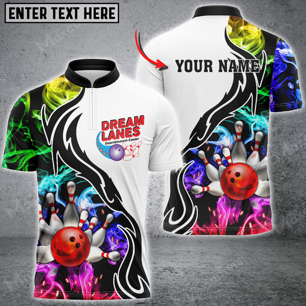 Maxcorners Bowling Customized Name 3D Shirt For Janice Ryan