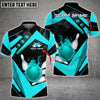 Maxcorners Bowling Ball Premium Multicolor Option Customized Name 3D Shirt