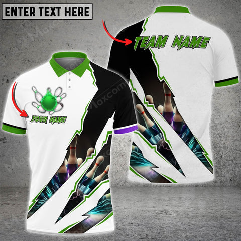 Maxcorners Bowling Ripping Multicolor Option Customized Name 3D Shirt